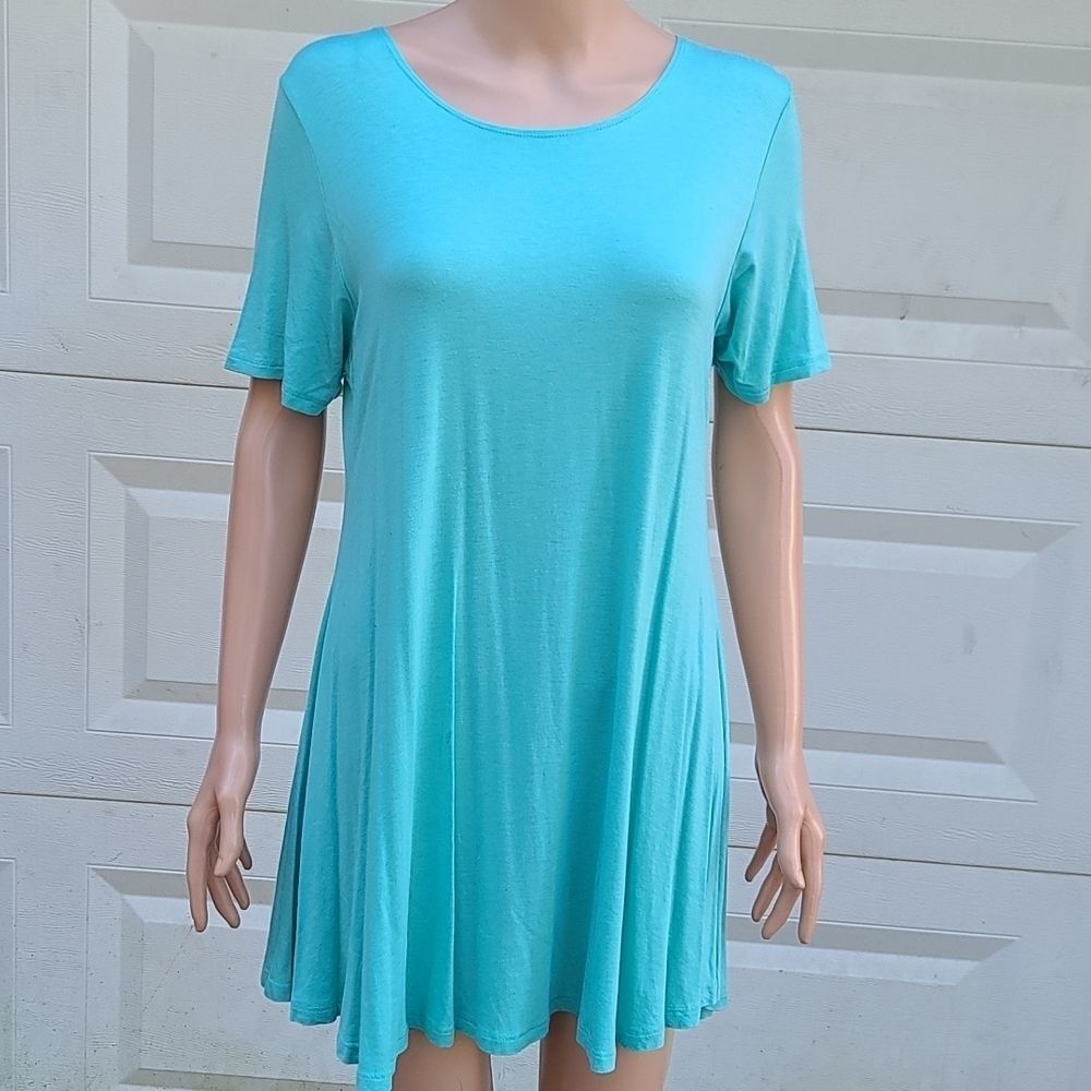 In joy clothing teal dress